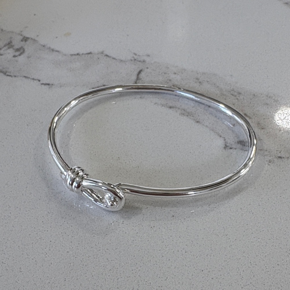 Gold Braided Statement Bangle Bracelets Set Of 3 - image 8